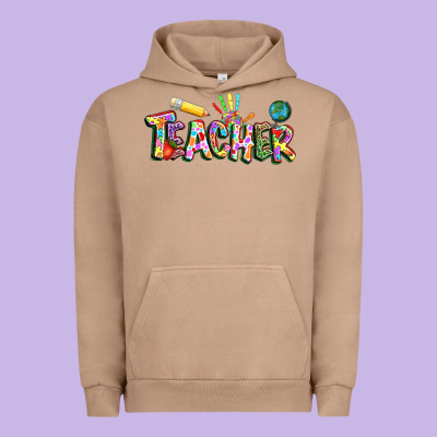 Autism Teacher Urban Hoodie Designed By Nancycooperartshop