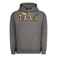 Pigment Tornado Autism Teacher Urban Hoodie - NancyCooperArtShop