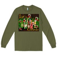 Army Green Christmas cocktail Long Sleeve Tee - AdoDesignShop