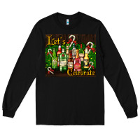 Black Christmas cocktail Long Sleeve Tee - AdoDesignShop