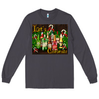 Smoke Christmas cocktail Long Sleeve Tee - AdoDesignShop