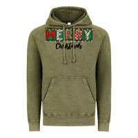 Vintage Olive Merry Christmas Vintage Hoodie - CowhideDigitalArt