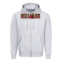 Heather Grey hermana floral aztec leopard Zipper Hoodie - Jasminsmagicworld