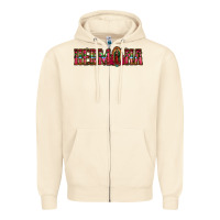 Sandshell hermana floral aztec leopard Zipper Hoodie - Jasminsmagicworld