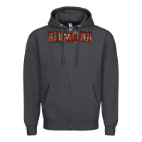 Smoke hermana floral aztec leopard Zipper Hoodie - Jasminsmagicworld