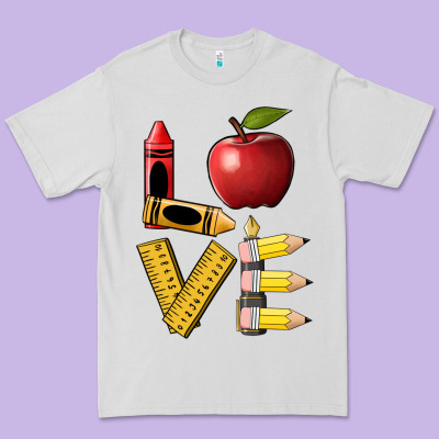 Love Teacher Premium Tee Designed By Barkaloodesign