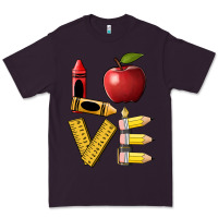 Plum love teacher Premium Tee - BarkalooDesign