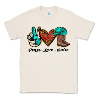 Natural peace love rodeo Classic Tee - JahusDesignShop
