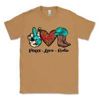 Toasted Coconut peace love rodeo Classic Tee - JahusDesignShop