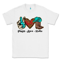 White peace love rodeo Classic Tee - JahusDesignShop