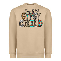 Mushroom stay wild gypsy child Heavyweight Sweatshirt - CowhideDigitalArt