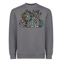 Storm stay wild gypsy child Heavyweight Sweatshirt - CowhideDigitalArt