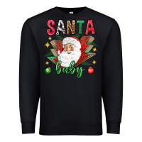 Black Santa baby Christmas Premium Sweatshirt - NancyCooperArtShop