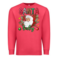 Cardinal Santa baby Christmas Premium Sweatshirt - NancyCooperArtShop