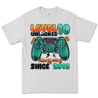 Dove Grey level 10 unlocked awesome since 2013 Premium Tee - MaliasSmallBusiness