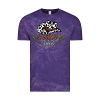 Cloud Purple cowboy dad Vintage Tee - CowhideDigitalArt