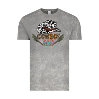 Cloud Rock cowboy dad Vintage Tee - CowhideDigitalArt