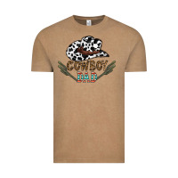 Vintage Coffee cowboy dad Vintage Tee - CowhideDigitalArt
