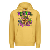 Antique Gold dental squad mardi gras teeth Premium Hoodie - Jasminsmagicworld