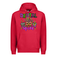 Cardinal dental squad mardi gras teeth Premium Hoodie - Jasminsmagicworld