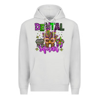 Dove Grey dental squad mardi gras teeth Premium Hoodie - Jasminsmagicworld