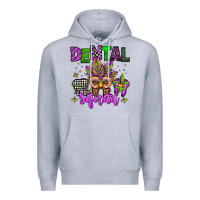 Heather Grey dental squad mardi gras teeth Premium Hoodie - Jasminsmagicworld