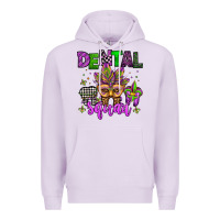 Lilac dental squad mardi gras teeth Premium Hoodie - Jasminsmagicworld