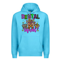 Ocean Blue dental squad mardi gras teeth Premium Hoodie - Jasminsmagicworld