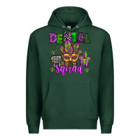 Sports Green dental squad mardi gras teeth Premium Hoodie - Jasminsmagicworld