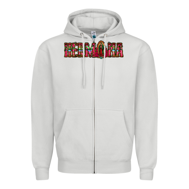 Hermana Floral Aztec Leopard Zipper Hoodie by Jasminsmagicworld | Teevron