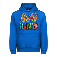 Cobalt Autism be kind Urban Hoodie - NancyCooperArtShop