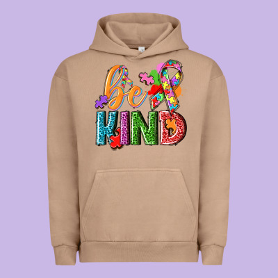 Autism Be Kind Urban Hoodie Designed By Nancycooperartshop