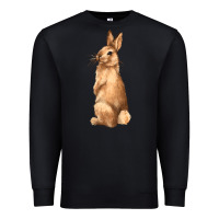 Black Bunny Premium Sweatshirt - NancyCooperArtShop