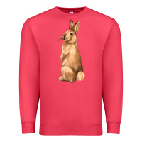 Cardinal Bunny Premium Sweatshirt - NancyCooperArtShop