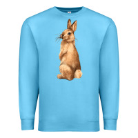 Ocean Blue Bunny Premium Sweatshirt - NancyCooperArtShop