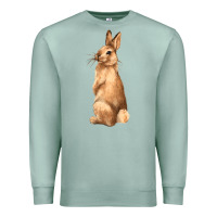 Seafoam Bunny Premium Sweatshirt - NancyCooperArtShop