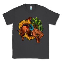 Smoke rodeo cowboy sunflower cactus Classic Tee - JahusDesignShop