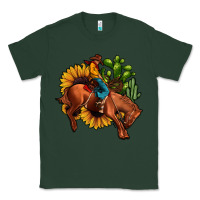 Sports Green rodeo cowboy sunflower cactus Classic Tee - JahusDesignShop