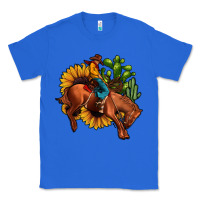 True Royal rodeo cowboy sunflower cactus Classic Tee - JahusDesignShop