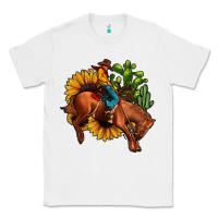 White rodeo cowboy sunflower cactus Classic Tee - JahusDesignShop