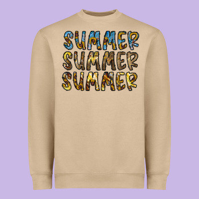 Summer Summer Heavyweight Sweatshirt Designed By Cowhidedigitalart
