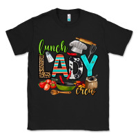 Black lunch lady crew Classic Tee - AdoDesignShop