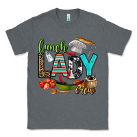 Charcoal Heather lunch lady crew Classic Tee - AdoDesignShop