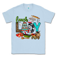 Dusty Blue lunch lady crew Classic Tee - AdoDesignShop