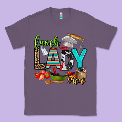 Lunch Lady Crew Classic Tee Designed By Adodesignshop