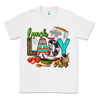 White lunch lady crew Classic Tee - AdoDesignShop