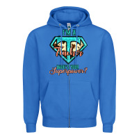 True Royal i'm a teacher what's your superpower cowhide Zipper Hoodie - Jasminsmagicworld