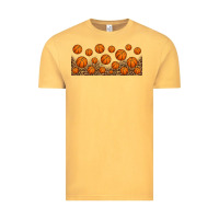 Vintage Mustard leopard basketball 16oz libbey glass Vintage Tee - HRA Design Shop