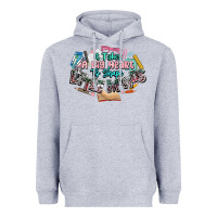 Heather Grey it takes a big heart to shape little mind teacher Heavyweight Hoodie - NancyCooperArtShop