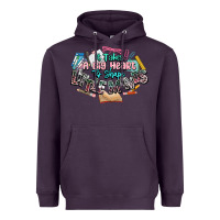 Plum it takes a big heart to shape little mind teacher Heavyweight Hoodie - NancyCooperArtShop